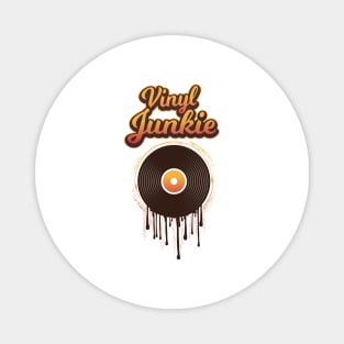 Vinyl Junkie - I Love The Vinyl - DJ's Vinyl Magnet